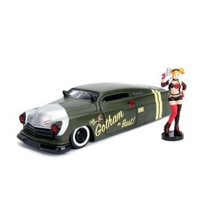 Jada Toys DC Comics Bombshells Harley Quinn & 1951 Mercury Die-cast Car Gotham